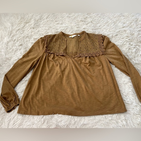 Boden Top Notch Neck Woven Mix  - Size 10 - Picture 3 of 9